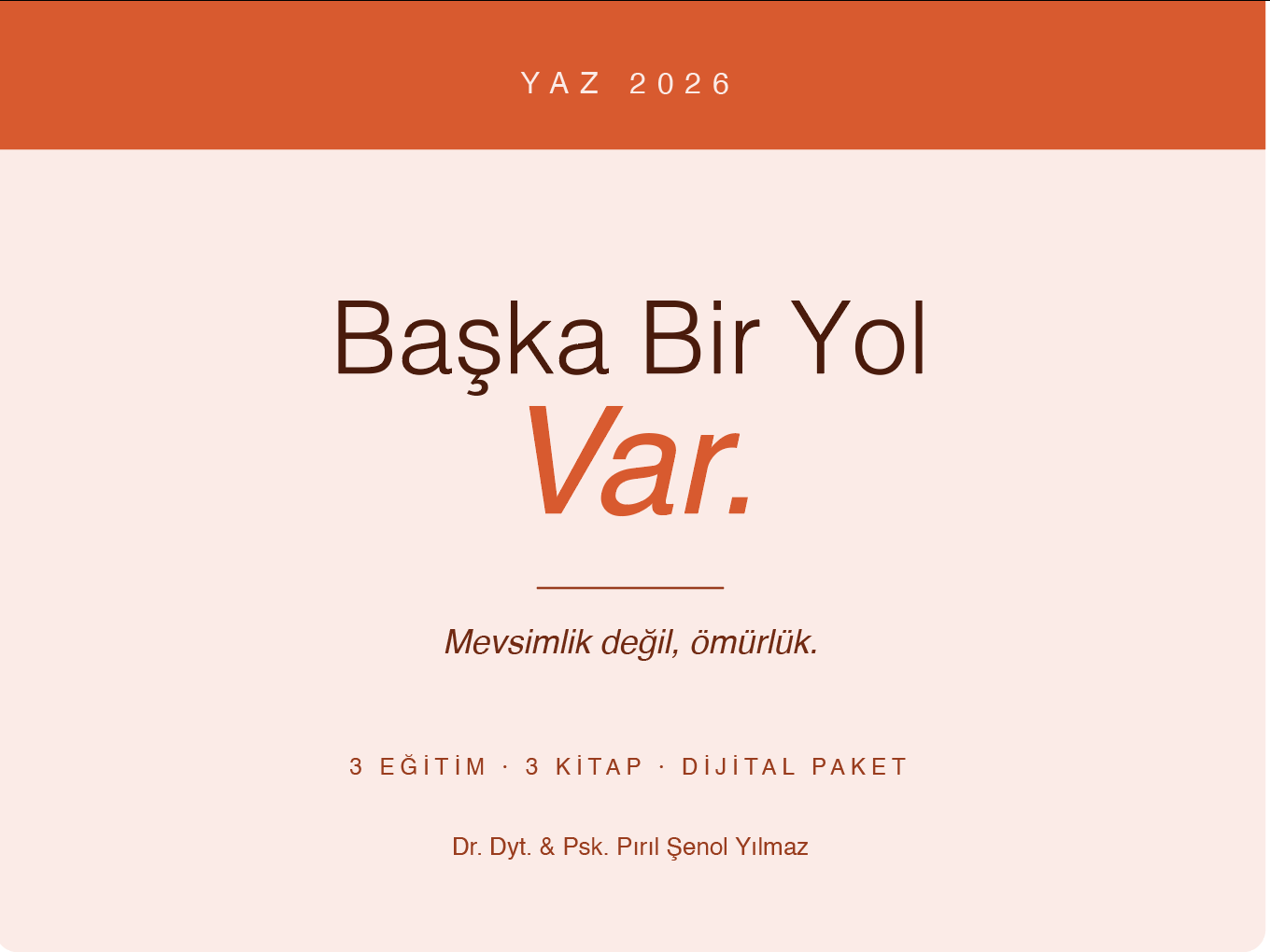 Başka Bir Yol Var.