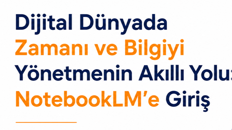 NotebookLM'e Giriş